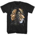 BOB MARLEY PROFILE T-SHIRTS LION/MARLEY