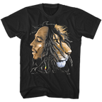 BOB MARLEY PROFILE T-SHIRTS LION/MARLEY