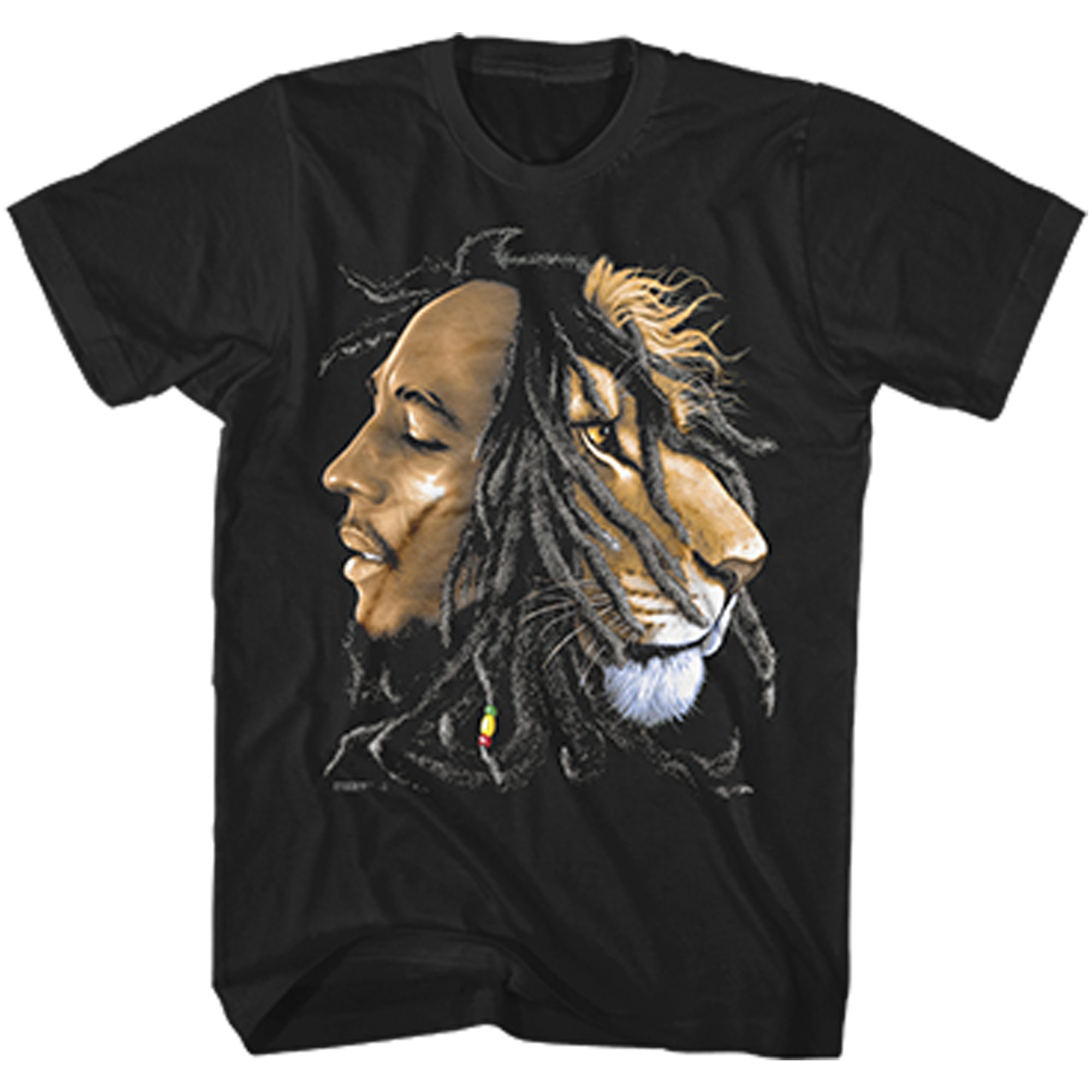 BOB MARLEY PROFILE T-SHIRTS LION/MARLEY