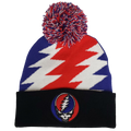 GRATEFUL DEAD SYF JACQUARD 1X1 RIBBED POM KNIT HAT