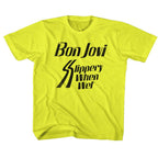 BON JOVI - SLIPPERY WHEN YOUTH SHIRT