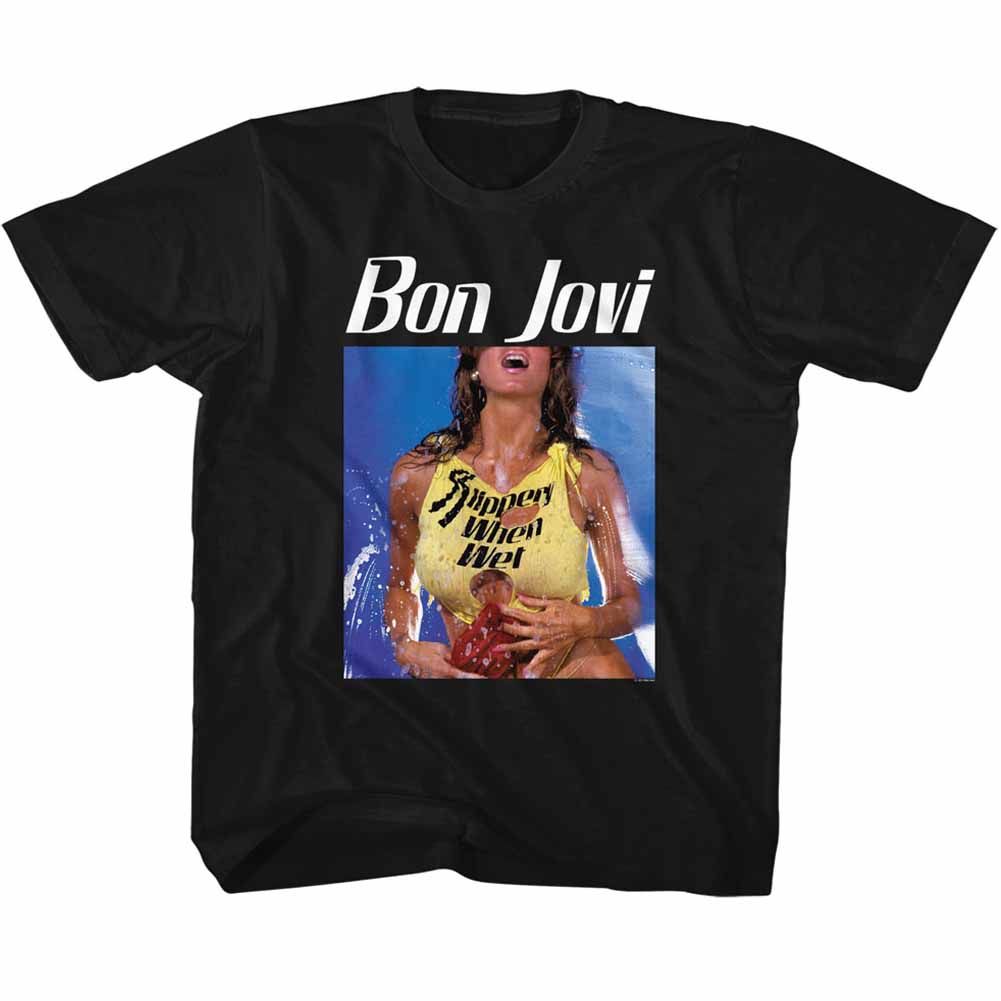 BON JOVI - BON SLIPPERY YOUTH SHIRT