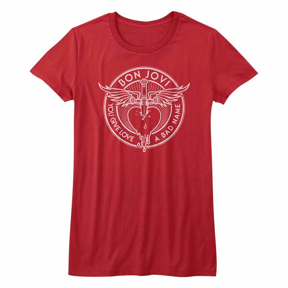 BON JOVI - BAD NAME LADIES SHIRT