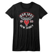 BON JOVI - NJ38 LADIES SHIRT