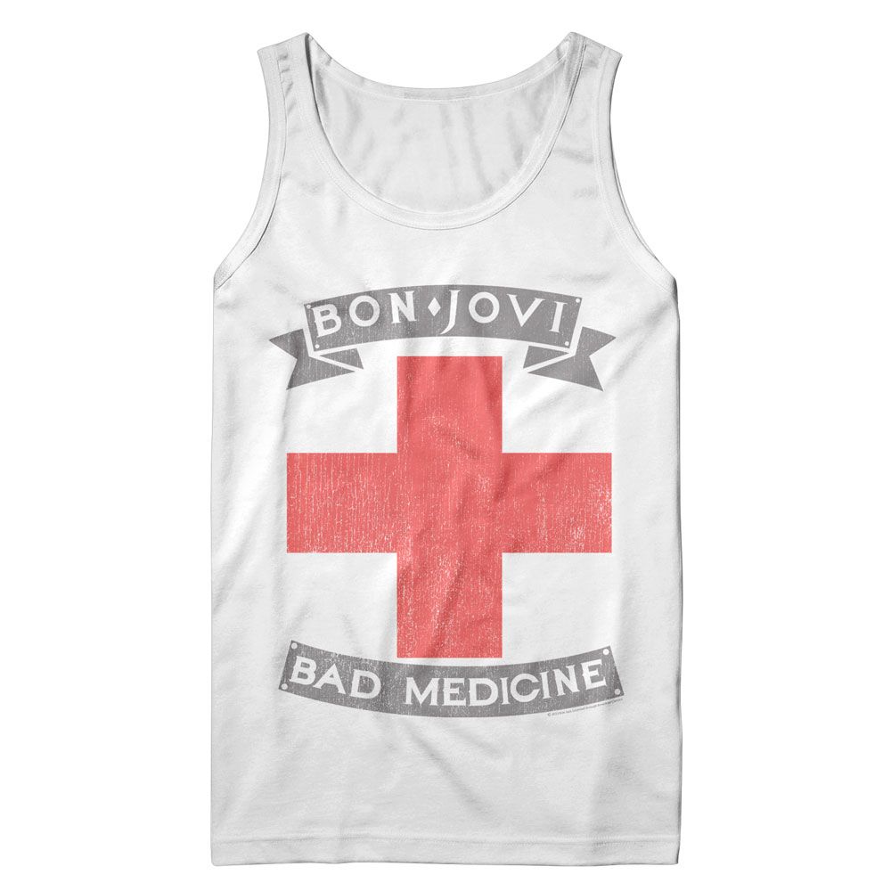 BON JOVI - BAD MEDICINE CROSS SHIRT