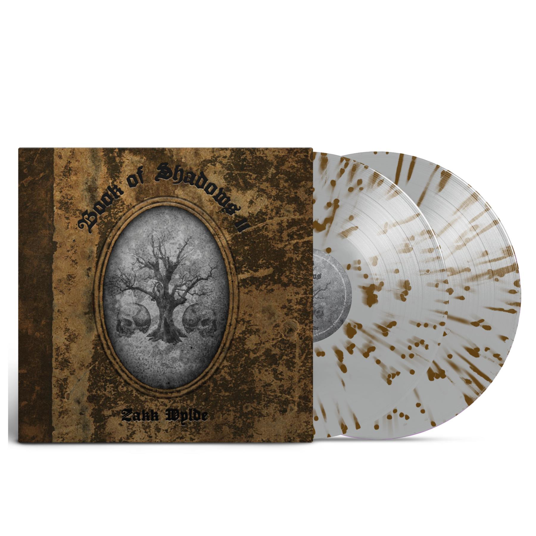 ZAKK WYLDE 'BOOK OF SHADOWS II' 2LP  - SILVER/BROWN/SPLATTER