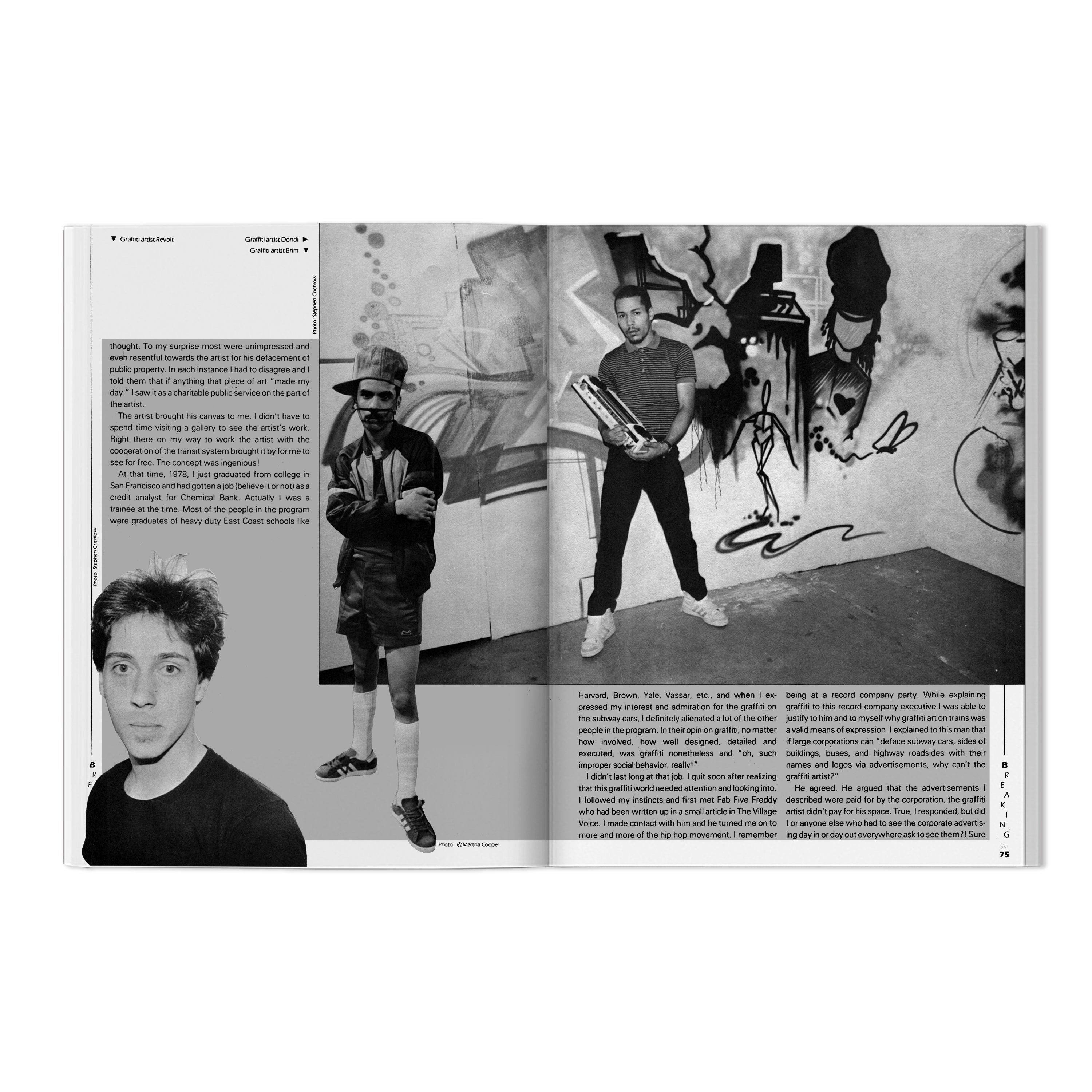 MICHAEL HOLMAN 'BREAKING AND THE NEW YORK CITY BREAKERS' BOOK