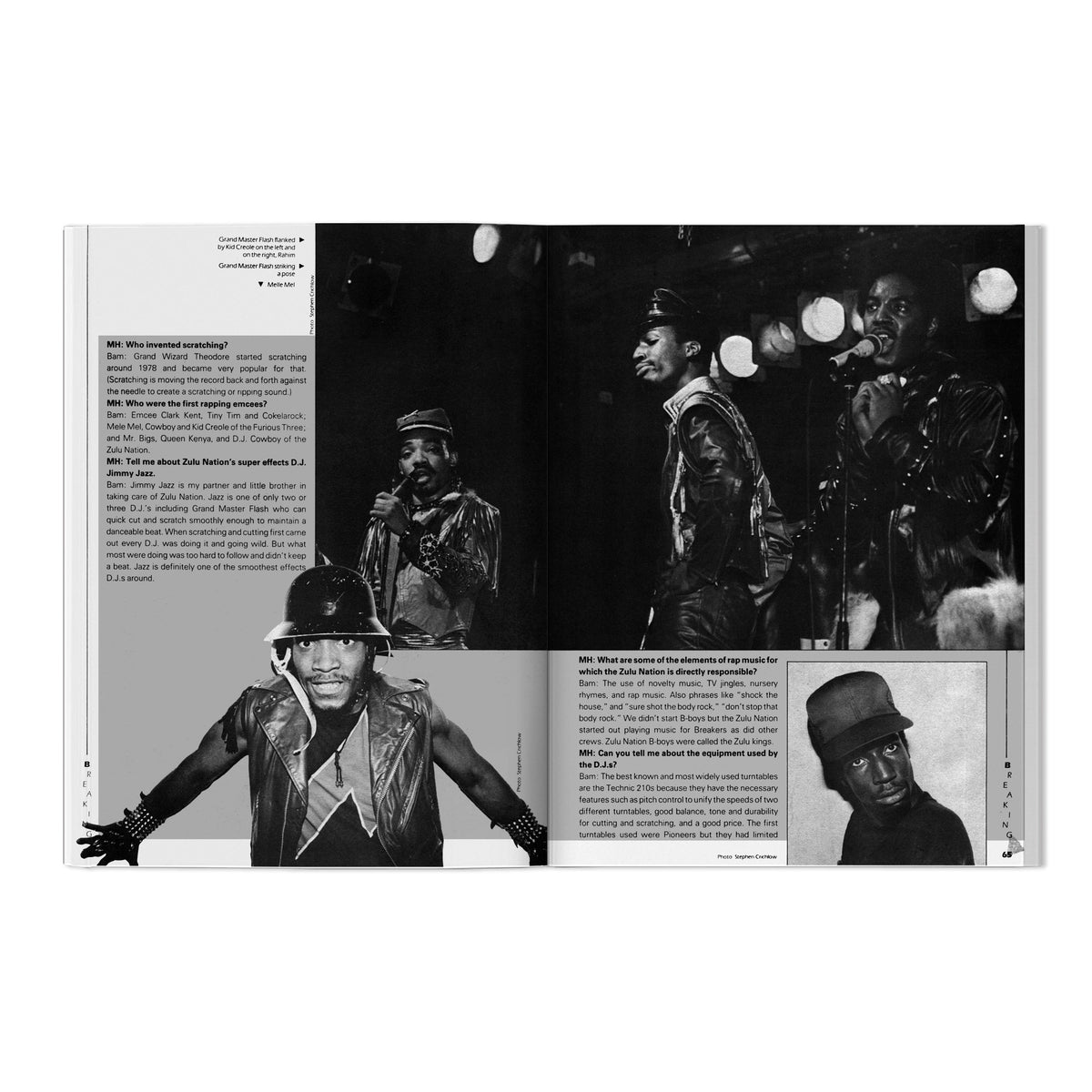 MICHAEL HOLMAN 'BREAKING AND THE NEW YORK CITY BREAKERS' BOOK
