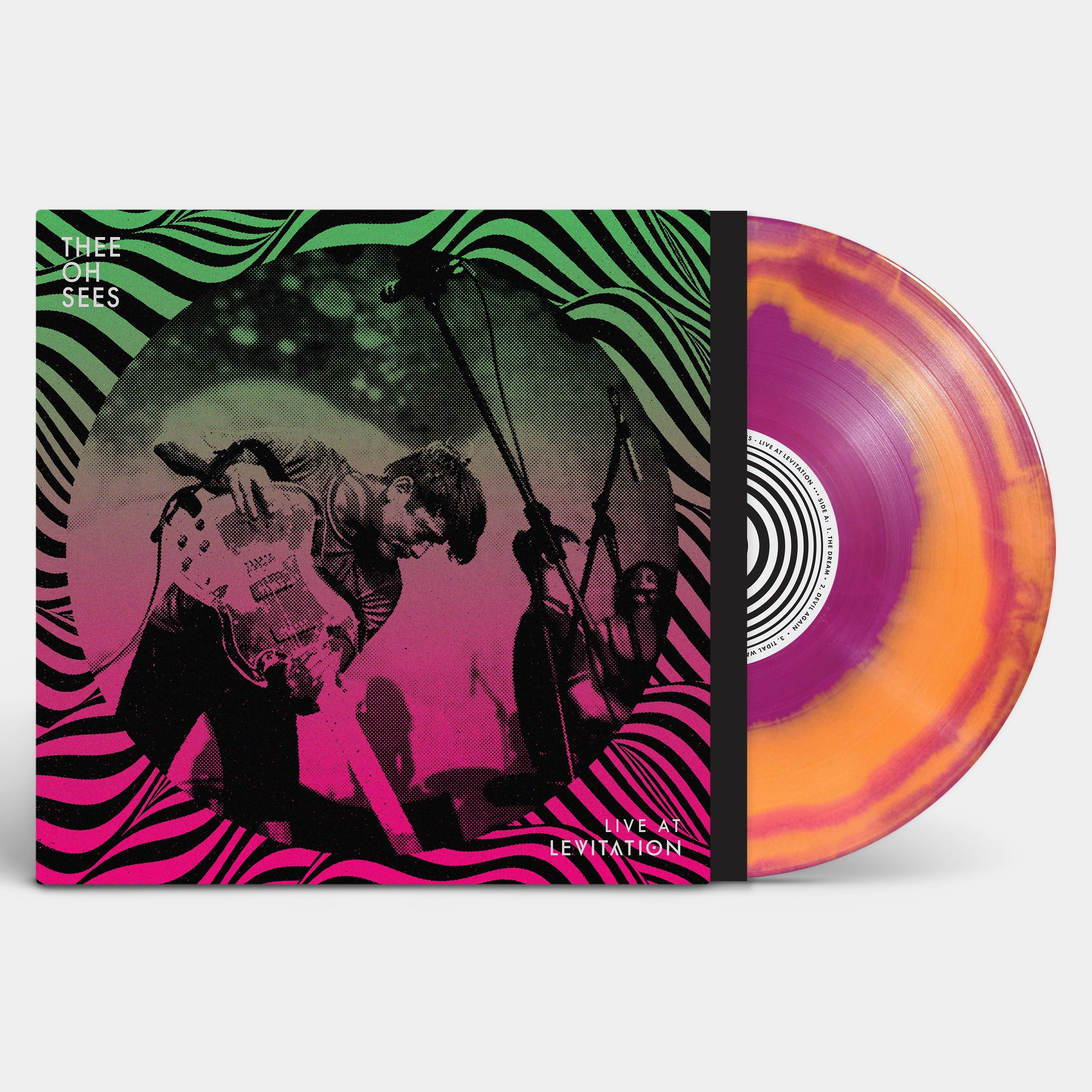 THEE OH SEES ‘LIVE AT LEVITATION’ 12" - LTD. 300 - ORCHID/TANGERINE SWIRL