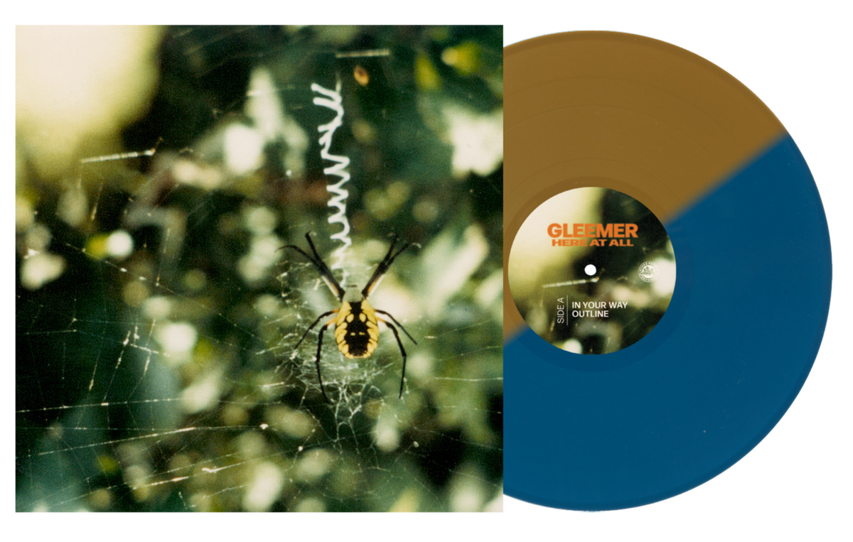 GLEEMER 'HERE AT ALL' LP - EXCLUSIVE - LTD. 200 - BLUE/GOLD