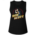 BON SCOTT - GOLD NAME LADIES SHIRT