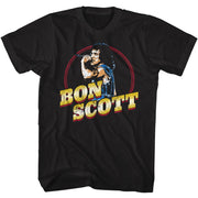 BON SCOTT - GOLD NAME SHIRT