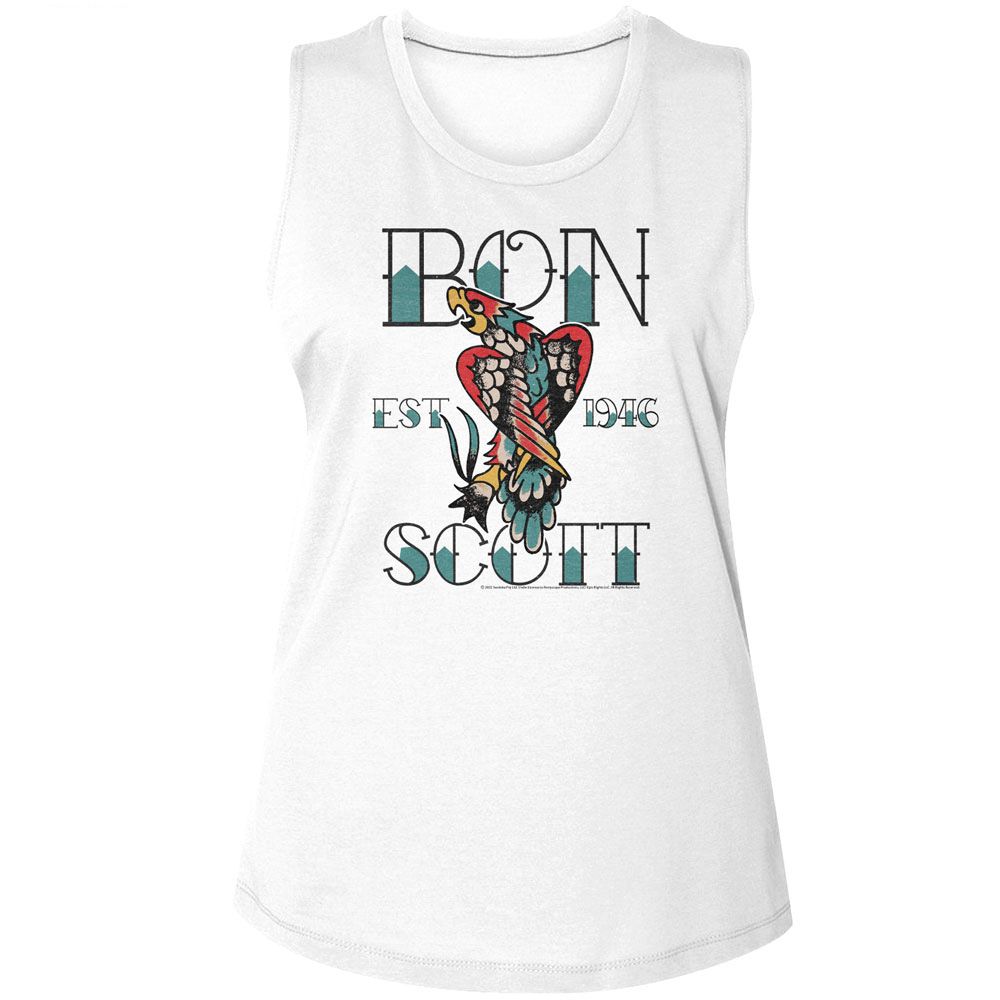 BON SCOTT - TATTOO LADIES SHIRT