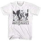 BON SCOTT - SINGING WITH MICROPHONE SHIRT