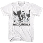BON SCOTT - SINGING WITH MICROPHONE SHIRT