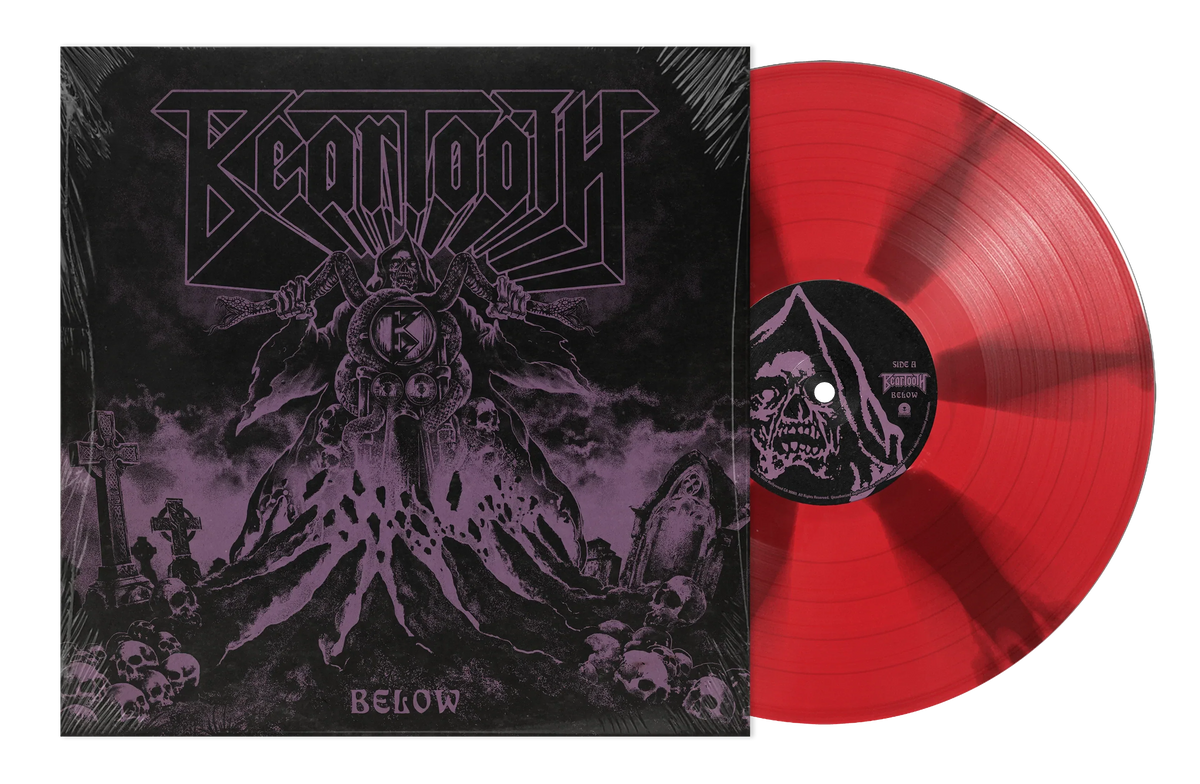 BEARTOOTH 'BELOW' LP - LTD. 300 - RED/GREY/CORNETTO