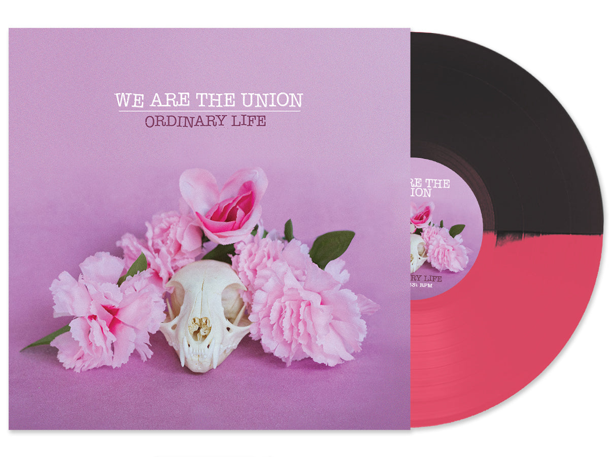 WE ARE THE UNION 'ORDINARY LIFE’ LP - LTD. - PINK/BLACK