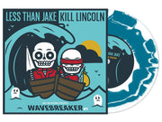 LESS THAN JAKE / KILL LINCOLN ‘WAVEBREAKER #1’ 7" EP - AQUA BLUE/WHITE/SWIRL