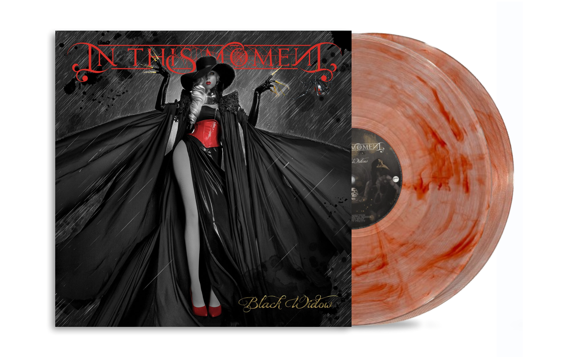 IN THIS MOMENT ‘BLACK WIDOW’ 10TH ANNIVERSARY 2LP - EXCLUSIVE - LTD. 300 - CLEAR/RED/SWIRL