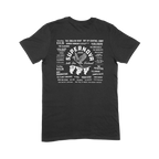 SUPERNOVA GREAT HERON BLACK TEE WITH LINE-UP