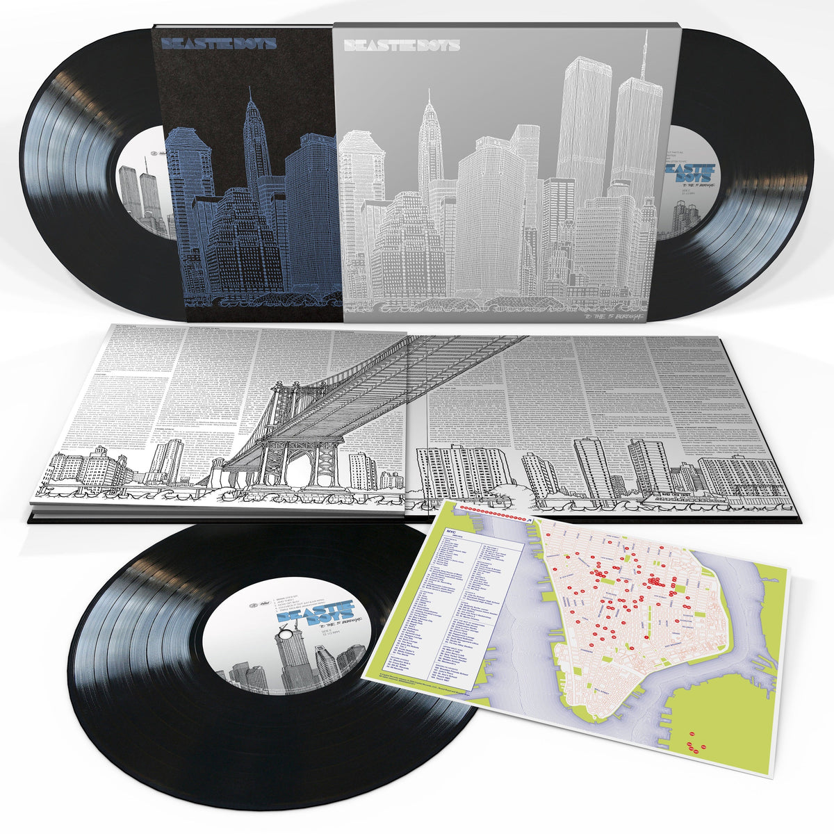 BEASTIE BOYS 'TO THE 5 BOROUGHS' 3LP - DELUXE