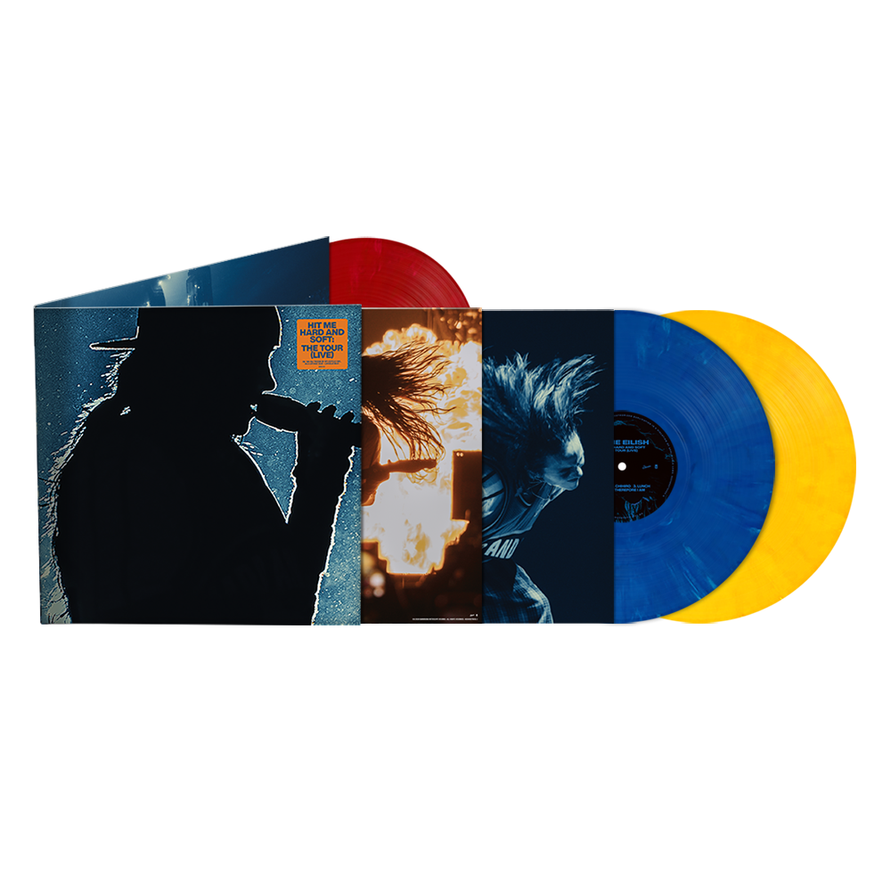 BILLIE EILISH 'HIT ME HARD AND SOFT: THE TOUR (LIVE)' 3LP - RECYCLED COLOR