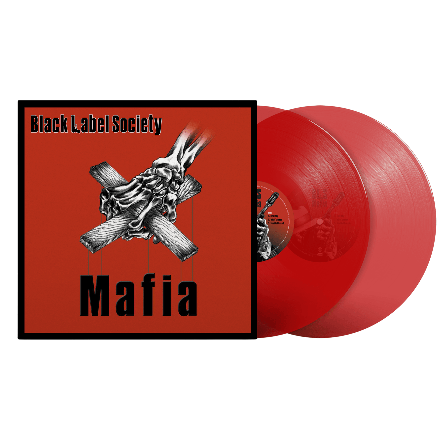 BLACK LABEL SOCIETY 'MAFIA' 2LP - CLEAR RED