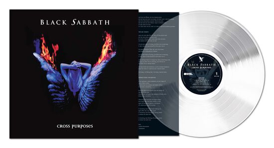 BLACK SABBATH 'CROSS PURPOSES' LP 2024 REMASTERED - CLEAR