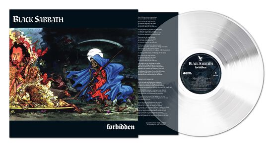 BLACK SABBATH 'FORBIDDEN' LP - TONY LOMMI REMIX - CLEAR