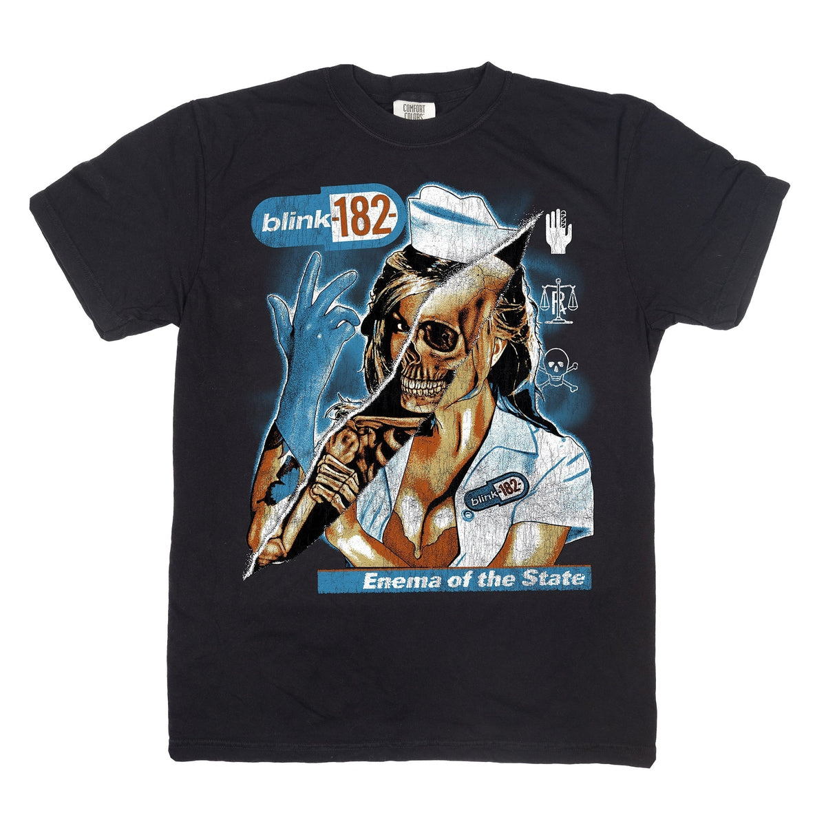 BLINK 182 ENEMA OF THE STATE ADULT T-SHIRT