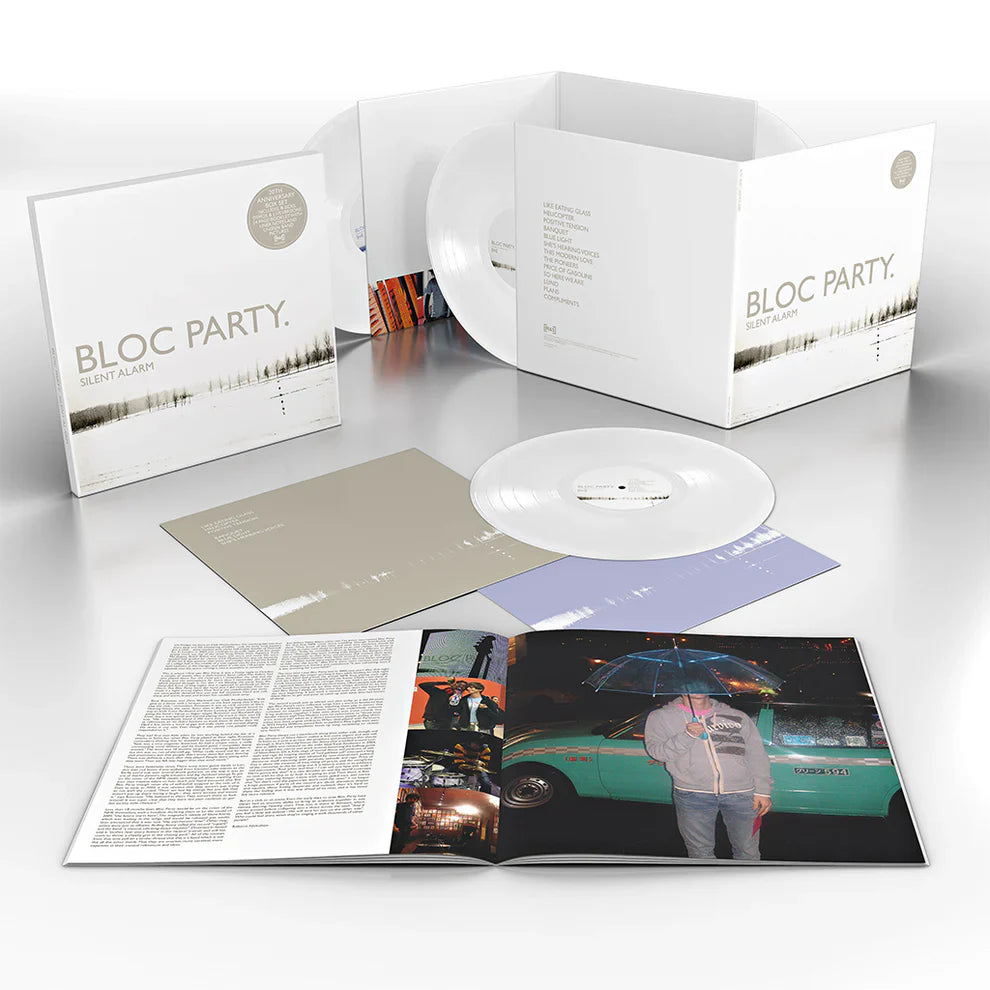 BLOC PARTY 'SILENT ALARM' BOX SET - 20TH ANNIVERSARY DELUXE EDITION - WHITE