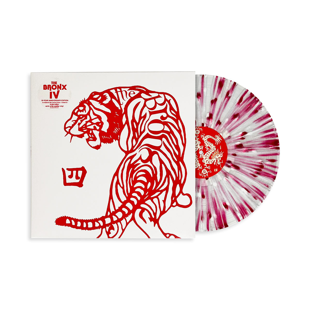 THE BRONX 'THE BRONX IV' LP - EXCLUSIVE - LTD. 500 - CLEAR/RED/WHITE/SPLATTER