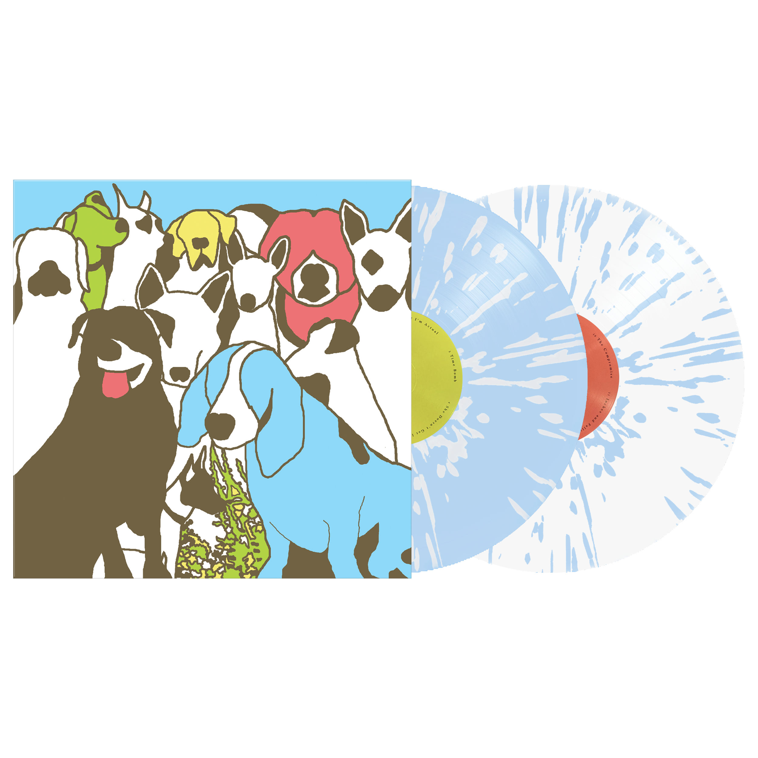 THE FORMAT ‘DOG PROBLEMS’ 2LP - EXCLUSIVE - LTD. 350 -  WHITE/BABY BLUE/SPLATTER