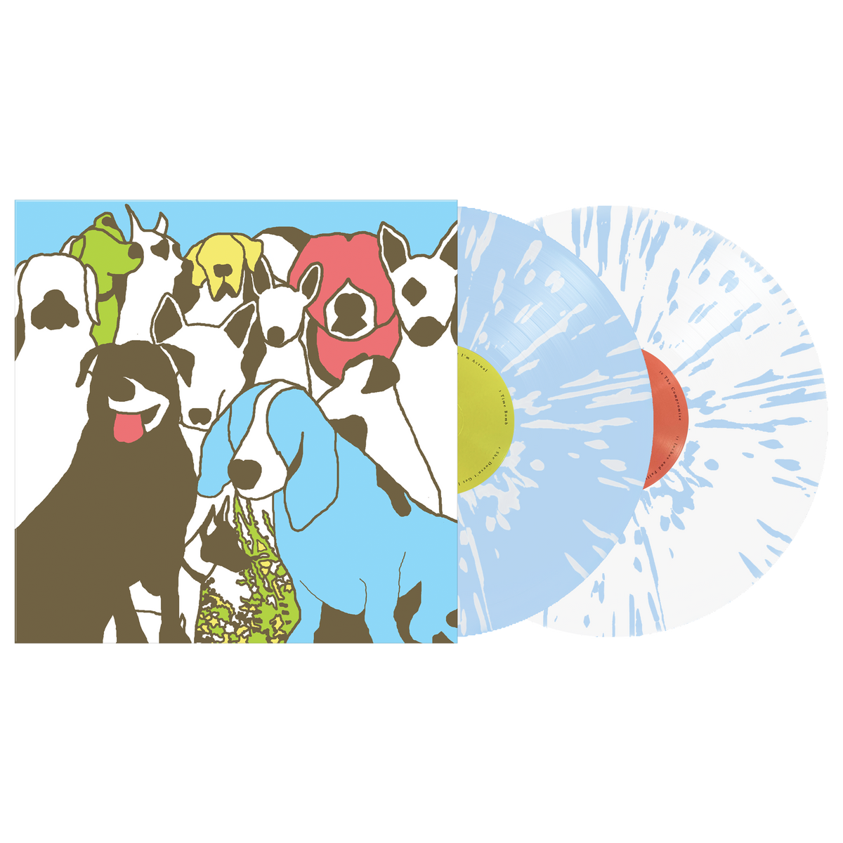 THE FORMAT'DOG PROBLEMS' 2LP - EXCLUSIVE - LTD. 350 -  WHITE/BABY BLUE/SPLATTER