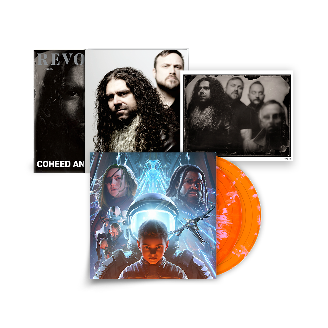 REVOLVER x COHEED AND CAMBRIA COLLECTOR'S BUNDLE HAND-NUMBERED SLIPCASE W/ 'VAXIS II: A WINDOW OF THE WAKING MIND' 2LP + BORUCKI PHOTO PRINT - EXCLUSIVE - LTD. 250 - ORANGE/PINK/SWIRL