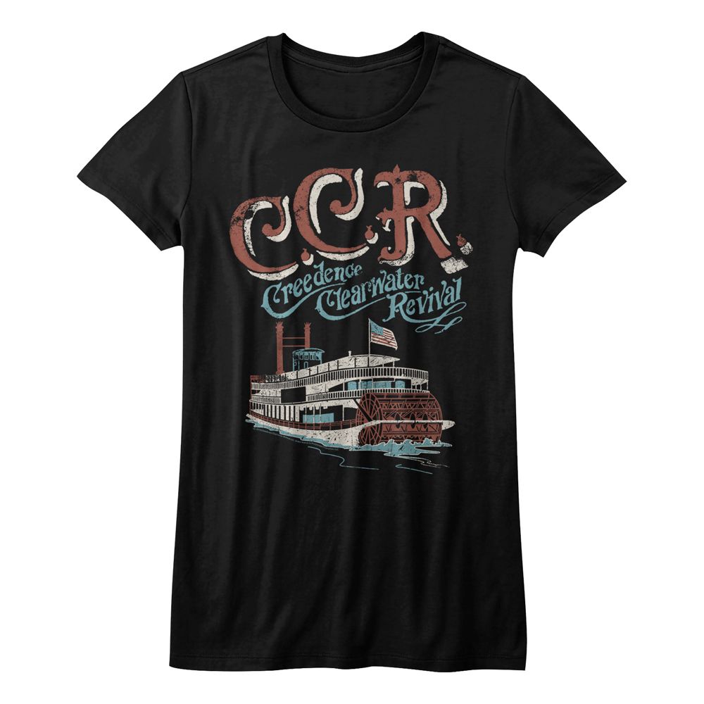 CREEDENCE CLEARWATER REVIVAL - RIVERBOAT LADIES SHIRT
