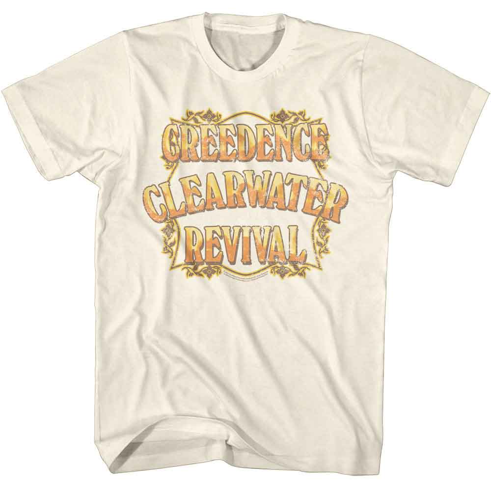 CREEDENCE CLEARWATER REVIVAL - CCR COPPER LOGO SHIRT