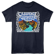 CREEDENCE CLEARWATER REVIVAL - CCR MOUNTAINS AND RIVER SHIRT