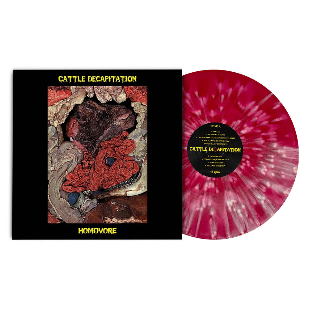 CATTLE DECAPITATION 'HOMOVORE' LP - EXCLUSIVE - LTD. 300 -  STREPTOCOCCI SPLATTER