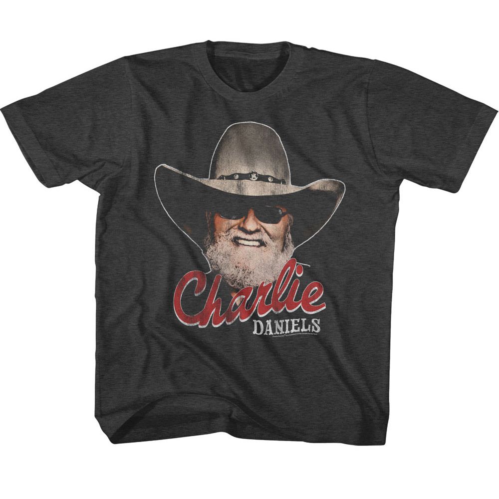 CHARLIE DANIELS BAND - CDB SMILING CHARLIE YOUTH SHIRT