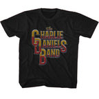 CHARLIE DANIELS BAND - CDB VINTAGE STYLE LOGO YOUTH SHIRT
