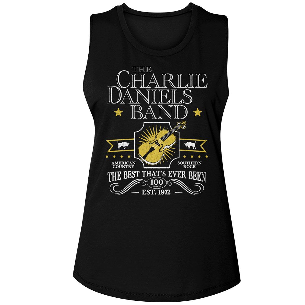 CHARLIE DANIELS BAND - CDB THE BEST THATS EVER BEEN LADIES SHIRT