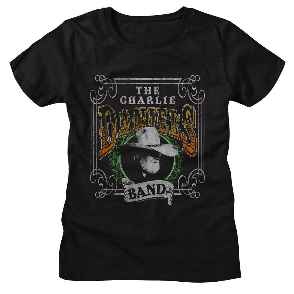 CHARLIE DANIELS BAND - CDB YUCCA LEAVES LADIES SHIRT