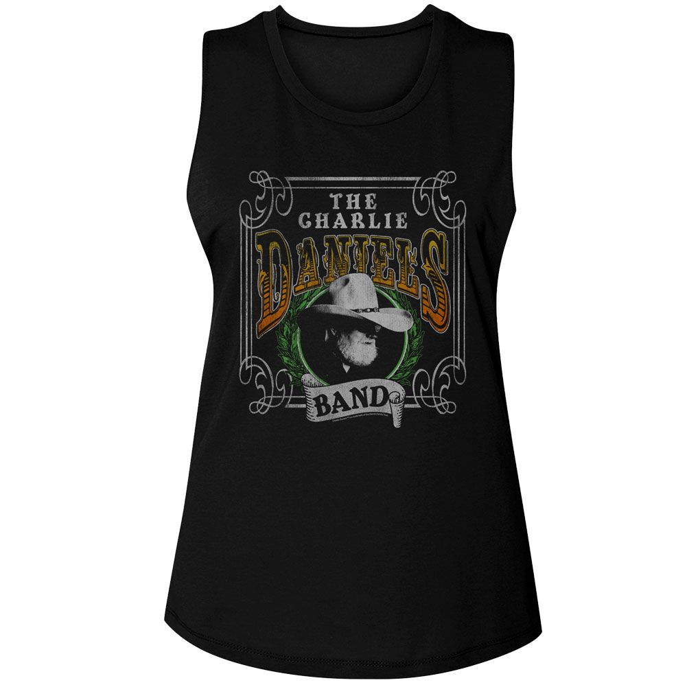 CHARLIE DANIELS BAND - CDB YUCCA LEAVES LADIES SHIRT