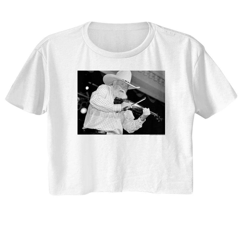 CHARLIE DANIELS BAND - CDB BW CHARLIE DANIELS LADIES SHIRT