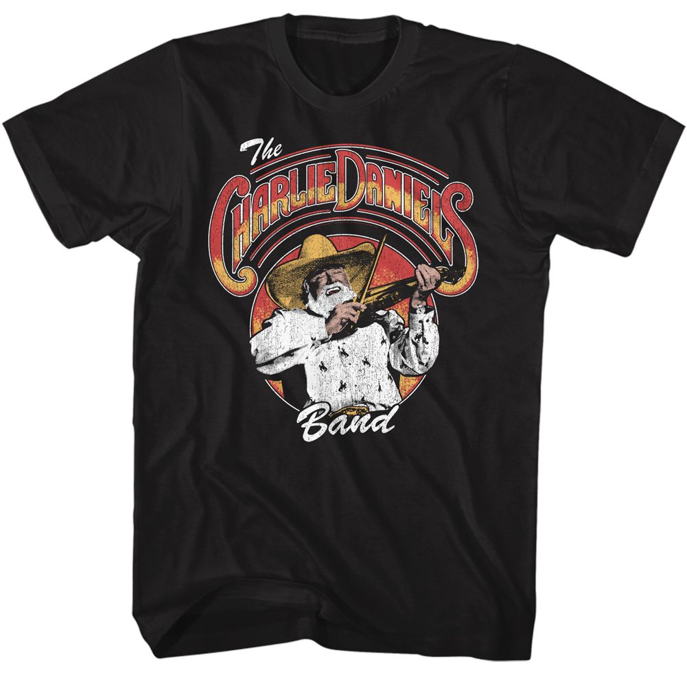 CHARLIE DANIELS BAND - CDB LOGO AND FIDDLIN SHIRT