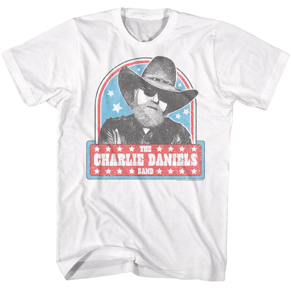CHARLIE DANIELS BAND - CDB VINTAGE STARS SHIRT