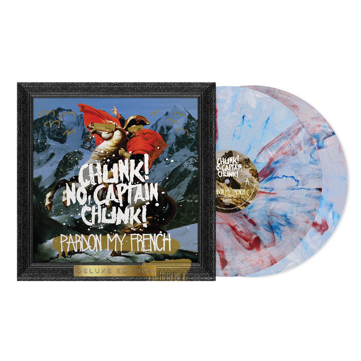 CHUNK! NO, CAPTAIN CHUNK! 'PARDON MY FRENCH' 2LP - RED/WHITE/BLUE/MARBLE