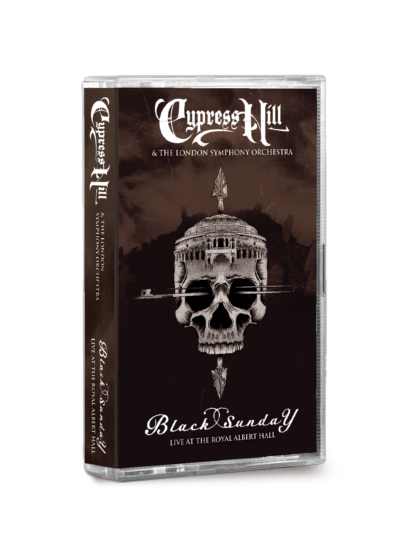 CYPRESS HILL 'BLACK SUNDAY LIVE AT THE ROYAL ALBERT HALL' CASSETTE - SILVER