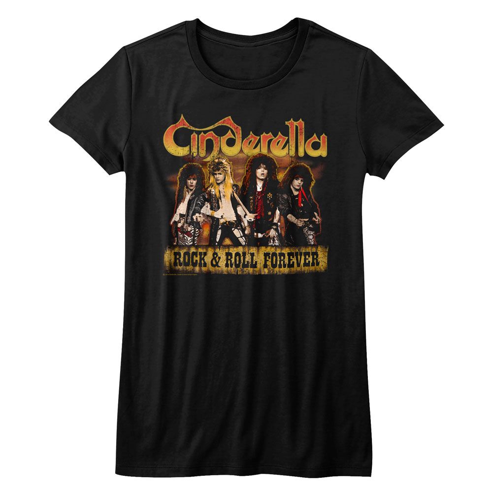 CINDERELLA - DUDES FOREVER LADIES SHIRT